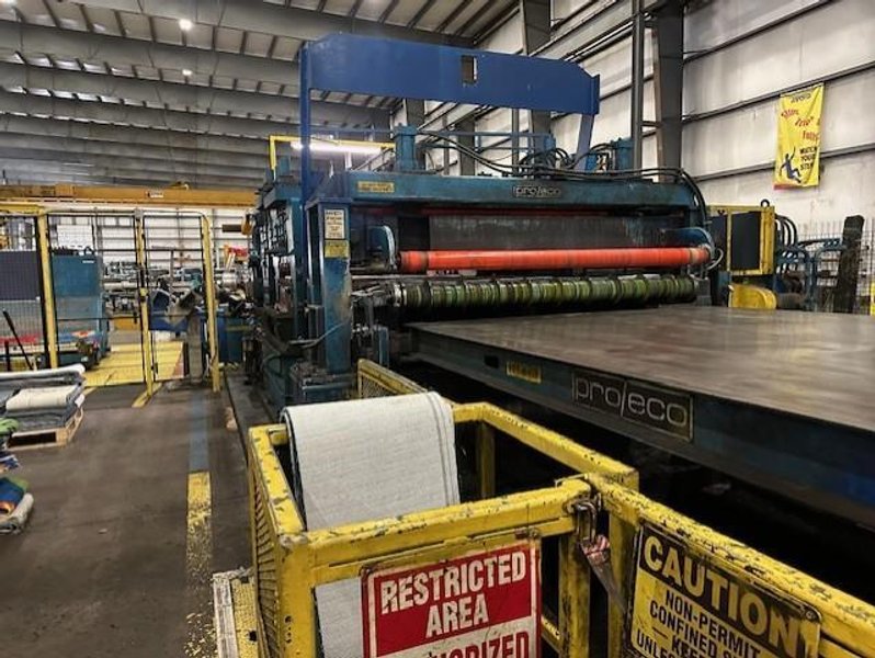 72&quot; x .250&quot; x 70,000# PRO-ECO SINGLE LOOP INJECTOR HEAD SLITTING &amp; PACKAGING LINE