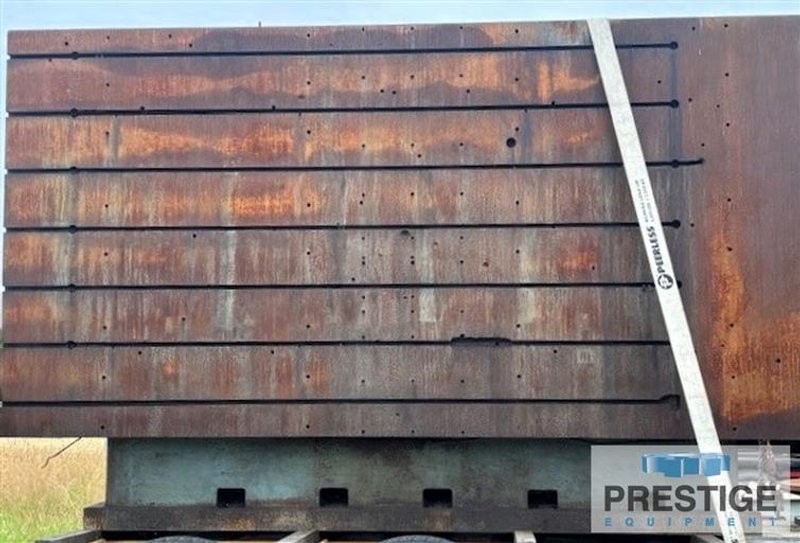 84&quot; x 168&quot; Giddings &amp; Lewis Cast Iron Angle Plate
