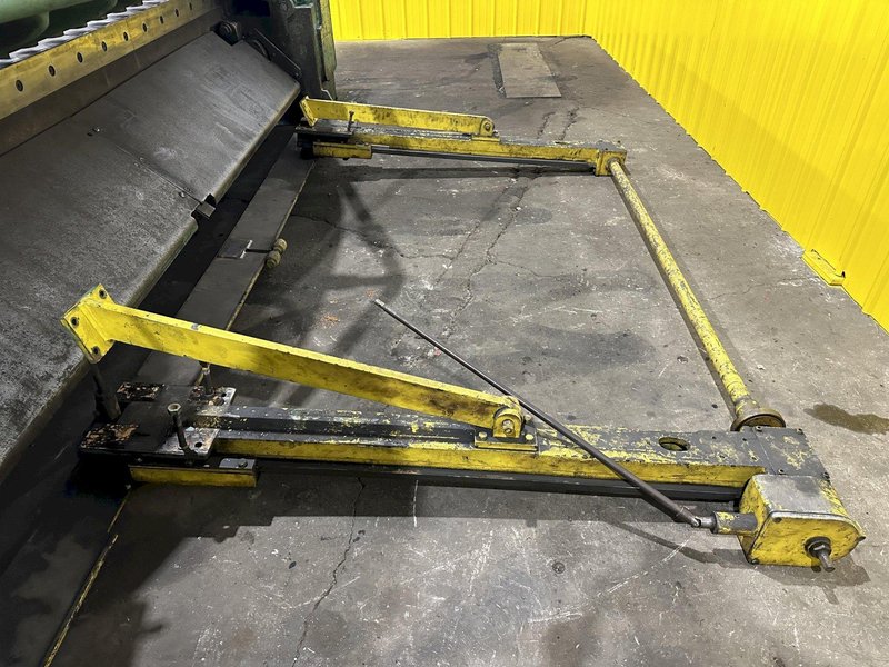 12' X 1/2" WYSONG MODEL #1250 MECHANICAL POWER SQUARING SHEAR. STOCK #1228024