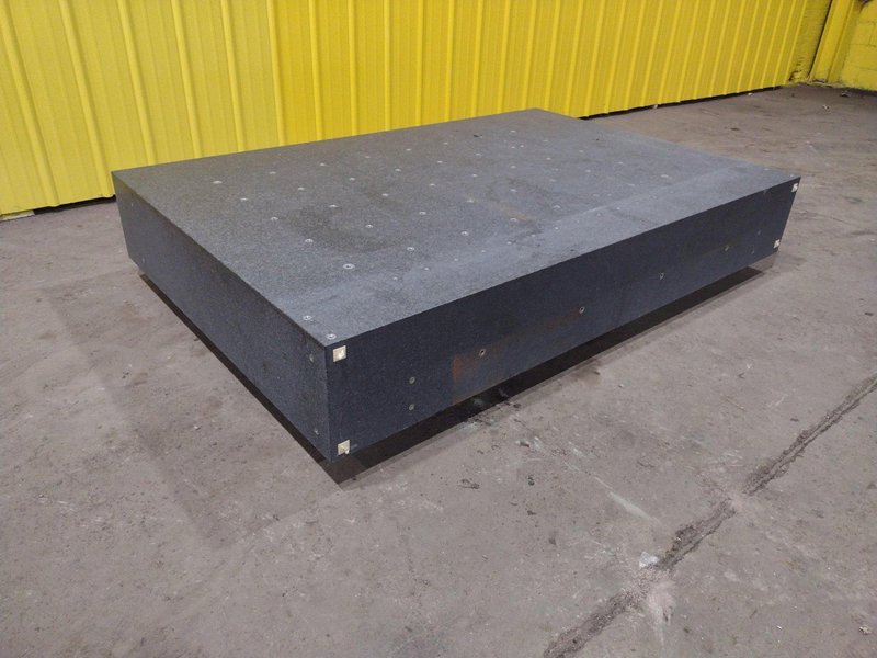 83.5&quot; x 55&quot; x 12.5&quot; BLACK PRECISION GRANITE LAYOUT TABLE SURFACE PLATE: STOCK 19367
