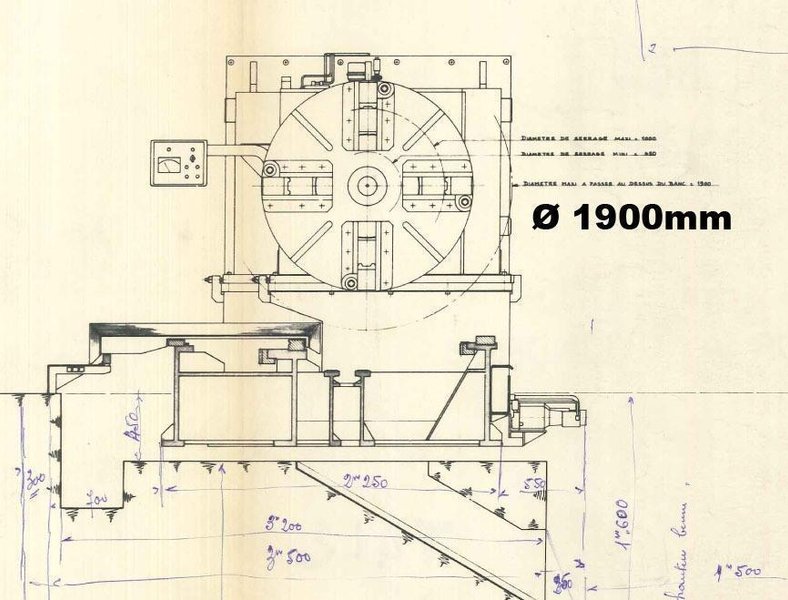 Ernault &amp; somua - Ø 2000 x 7500 mm CNC