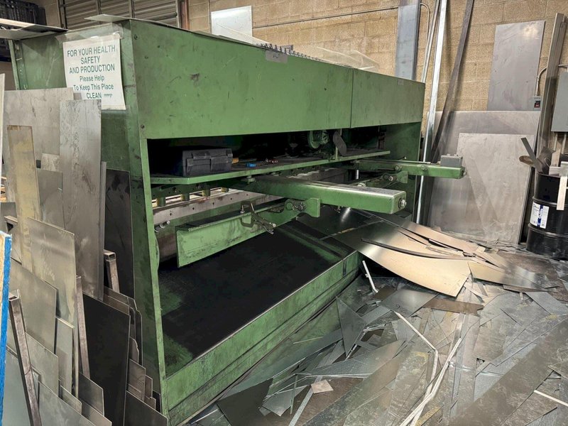 1/4″ x 10′ Atlantic 10X1/4HD Hydraulic Shear, 1984