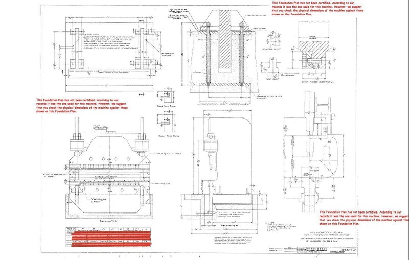 1,000 TON x 20' CINCINNATI MODEL #1000H HYDRAULIC PRESS BRAKE: STOCK #23424