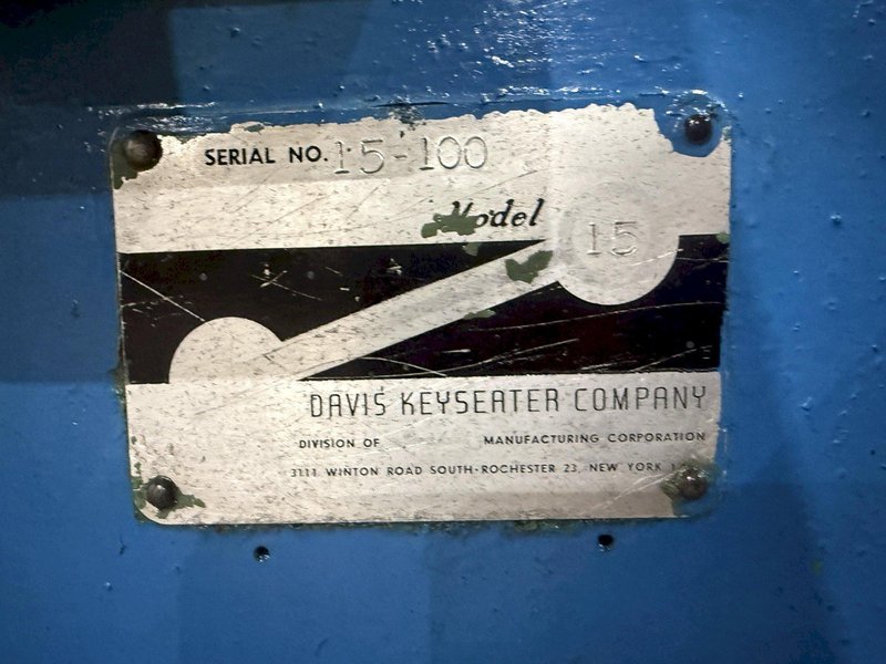 1.5" x 12" HANSFORD DAVIS MODEL #15 AUTOMATIC KEYSEATER KEY WAY CUTTER : YOBRO #24740