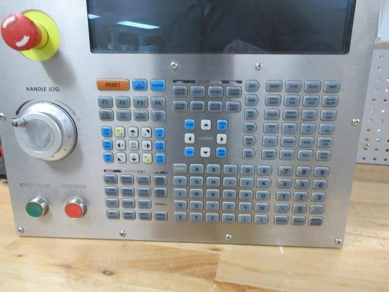 Used Haas 32-6027 FRONT PANEL ASSY MILL STORAGE CABINET W/ LCD DISPLAY