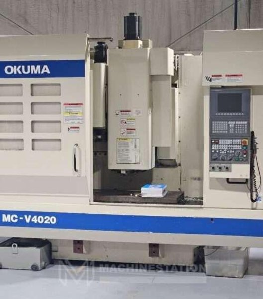 Okuma MC-V4020 CNC Vertical Machining Center – 4th Axis Mill