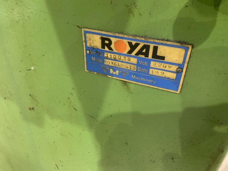 6" X 18" ROYAL MODEL 618 HORIZONTAL SURFACE GRINDER: STOCK #81224