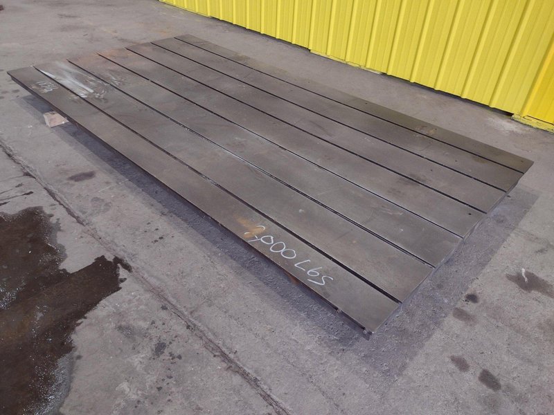 63&quot; x 122&quot; T-SLOTTED LAYOUT PLATE: STOCK #18316