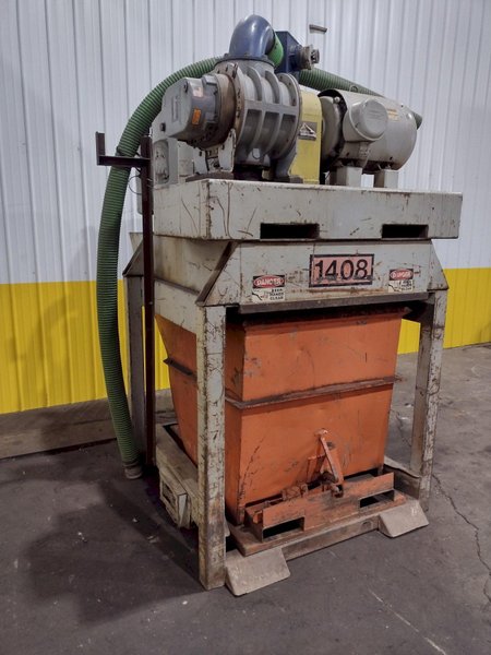 40 HP DEMARCO MAX VAC MODEL #XR40E8 INDUSTRIAL VACUUM &amp; HOPPER: STOCK #19483