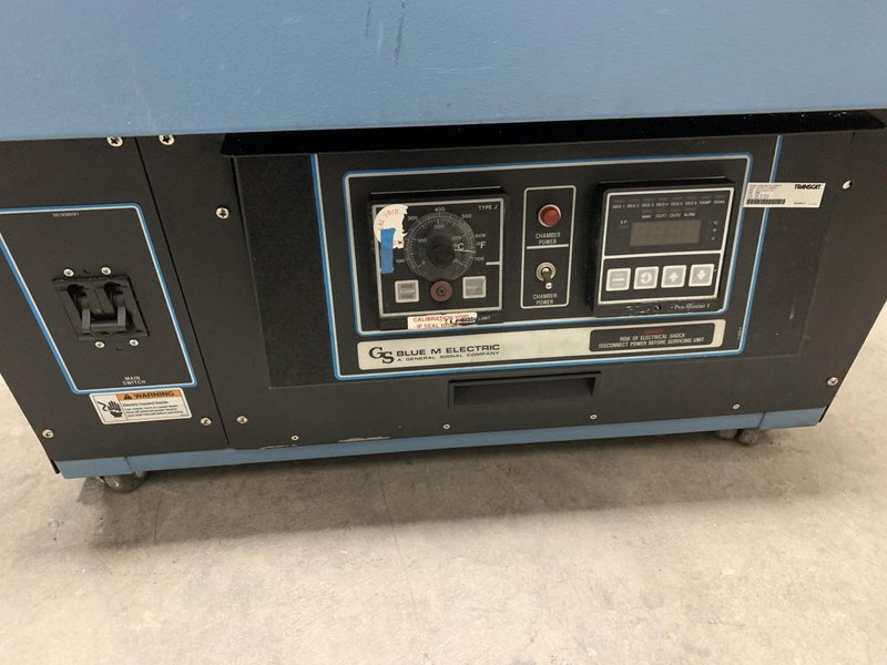 650 DEGREE 16" X 16"X 16" BLUE M MODEL CC-02W-P-B-HP MECHANICAL CONVECTION OVEN: STOCK 14508