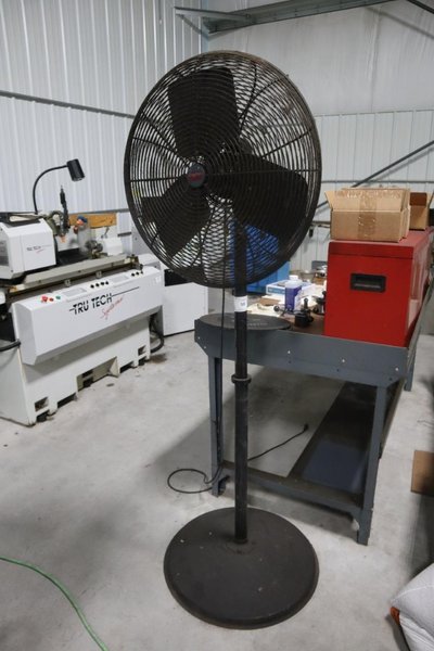 Dayton Shop Fan 24" on Stand, Single Phase- Auction Item