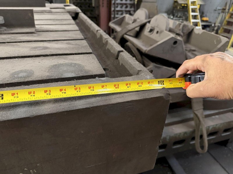 84" X 84" GIDDINGS &amp; LEWIS AIR LIFT ROTARY TABLE. STOCK #0547826