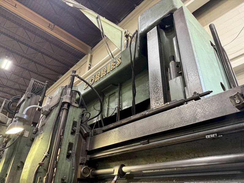 110&quot; DORRIES 3-HEAD VERTICAL TURRET LATHE VTL, 60&quot; PART HEIGHT: YOBRO #23904