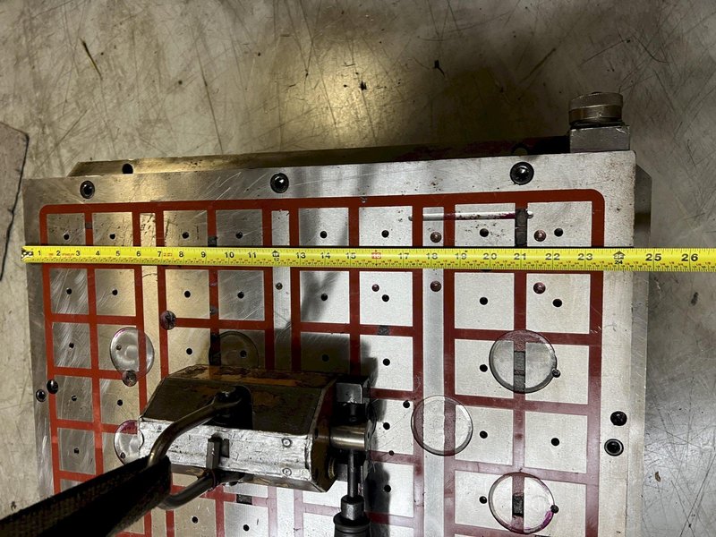 Tecnomagnete SQ506HD50 CNC Permanent Electromagnetic Chuck 500mm x 620mm | 40 Poles | Chuck Only