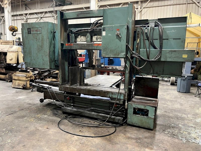 W.F. Wells 25&quot; X 40&quot; Model B-25-III Used Horizontal Dual Column Bandsaw For Sale - 1993