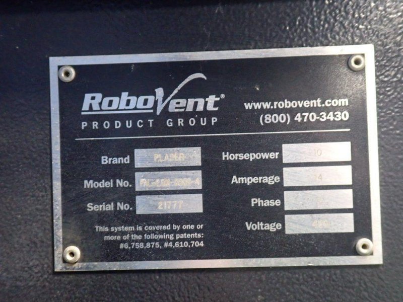 ROBOVENT DUST COLLECTOR   -  PAL-2.5M-5000-4