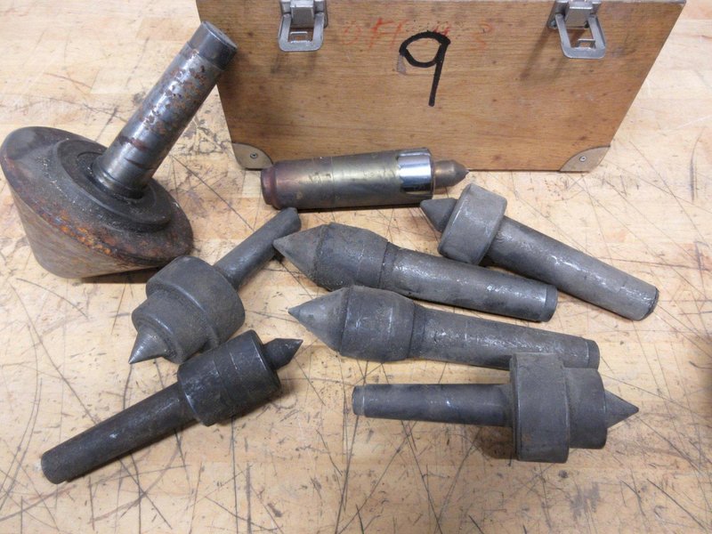 Live Centers, **New Bison Super Precision #4 MT**, with Assorted Live Centers #3 - #4-1/2- Auction Item