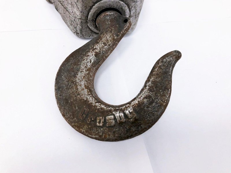 2 TON CROSBY CHAIN HOIST HOOK : STOCK #13928