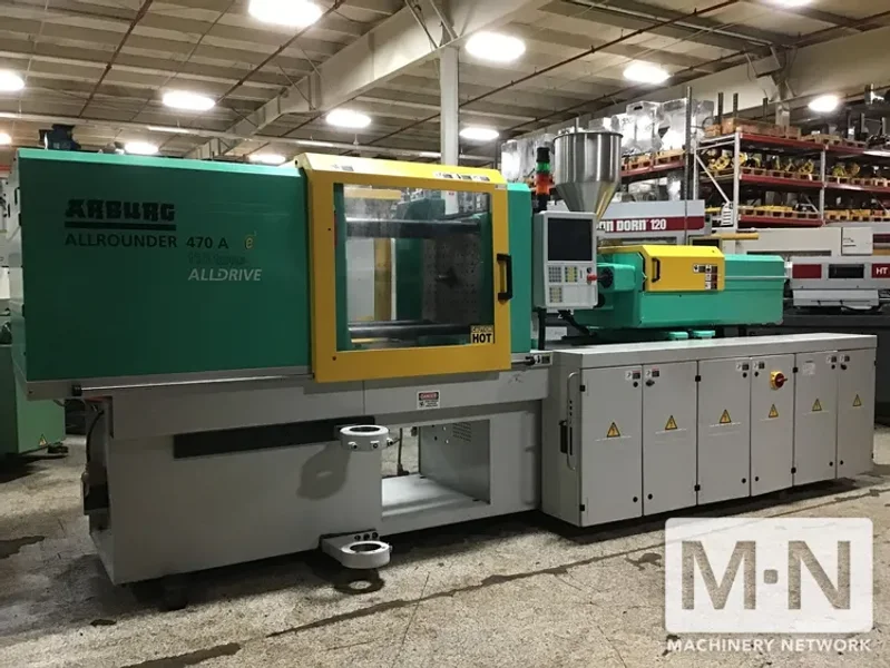 110 TON 8.8 OZ ARBURG MODEL 470A1000-400 SERVO ELECTRIC INJECTION MOLDING MACHINE MFG 2010