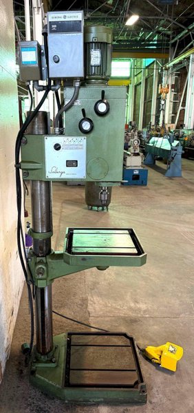 24&quot; Solberga Single Spindle Drill SE1735, Floor, Gear Head, Nice