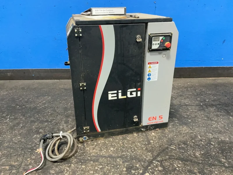 ELGI EQUIPMENTS LIMITED 5.5 KW SCREW AIR COMPRESSOR  -  EN5-125