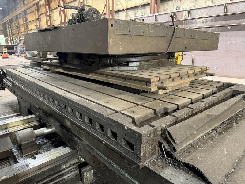 6" GIDDINGS &amp; LEWIS 70-H6-QT TABLE TYPE HORIZONTAL BORING MILL. STOCK #0547926