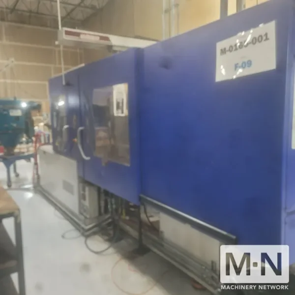 165 TON 14.1 OZ DEMAG MODEL 165/500-840 INJECTION MOLDING MACHINE MFG 2005