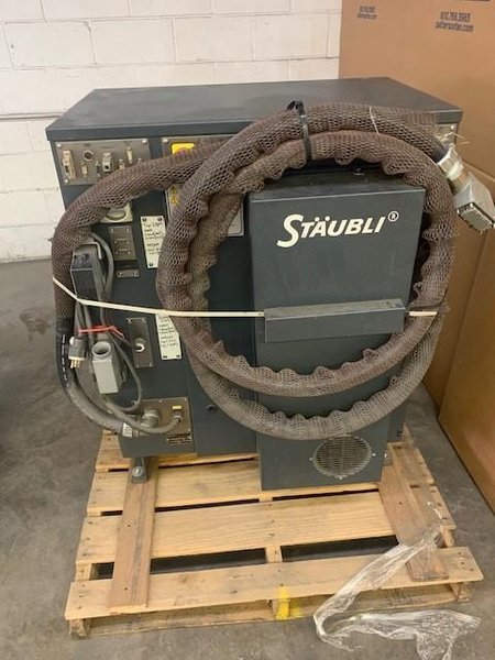 Staubli Model RX60 Robot with CS7B Control, Manufacture Date 2000 - offered as is.
