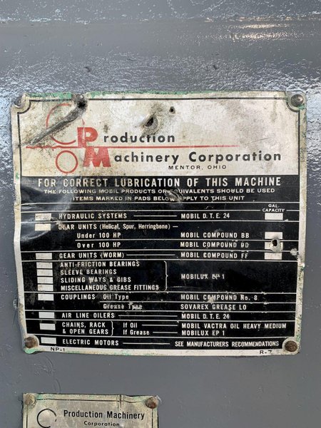 120&quot; X 10&quot; PM SLITTER HEADS. STOCK # 0787824