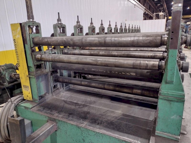 14 STAND X 3.5&quot; X 50&quot; ASC DOUBLE DECK DUAL HEIGHT PANEL ROLLFORMER: STOCK #14732