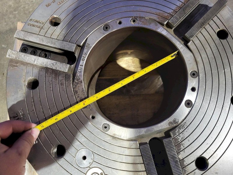 SMW AUTOBLOK 18.5″ BIG BORE 3 JAW POWER CHUCK, 7.5″ BORE