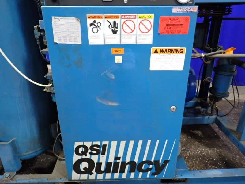QUINCY 50 HP ROTARY SCREW AIR COMPRESSOR  -  QSI 235