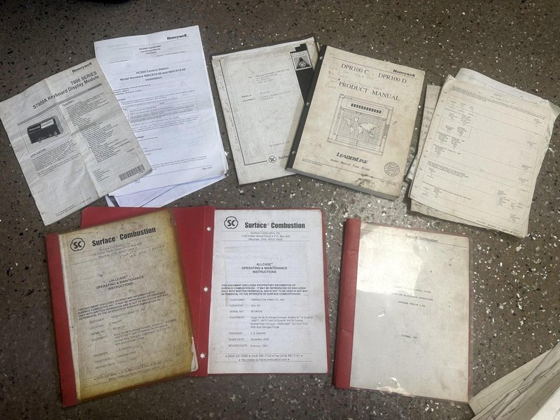 1950 DEGREE SURFACE COMBUSTION ALLCASE 3-30-48-30 GAS FIRED FURNACE: STOCK #20710