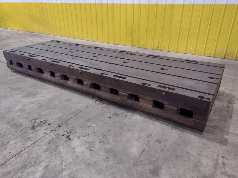 12&#039; X 4&#039; X 14&quot; T-SLOTTED FLOOR PLATE: STOCK  #23502