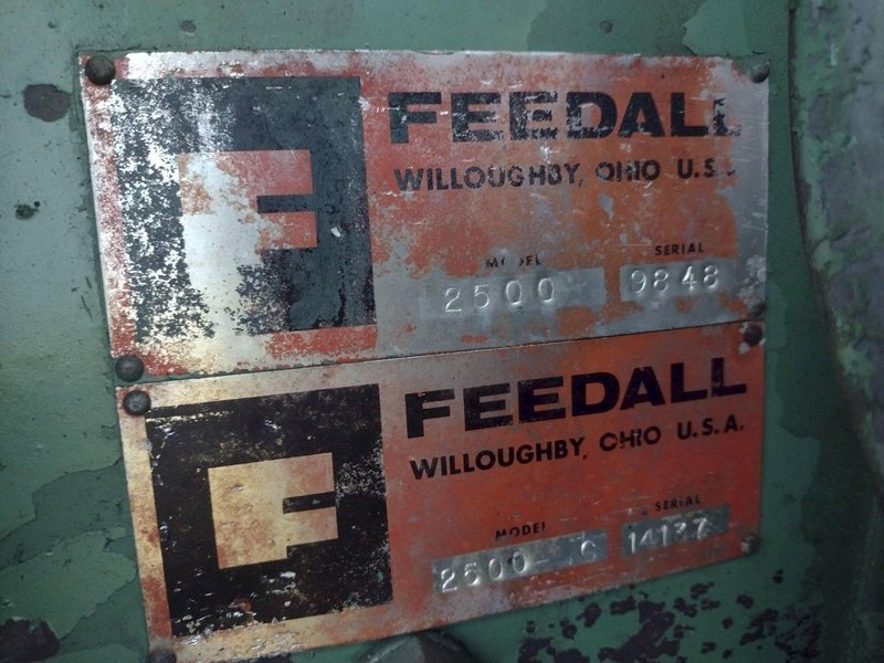 12" FEEDALL MODEL #2500 AUTOMATIC HOPPER-FEED PARTS / BILLET FEEDER: YOBRO #24243