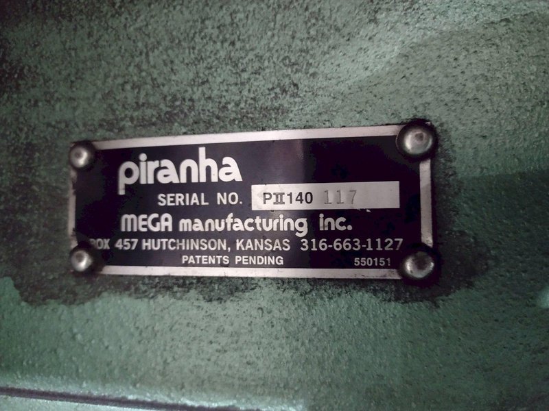 140 TON PIRANHA MODEL #PII HYDRAULIC IRONWORKER: STOCK 19838