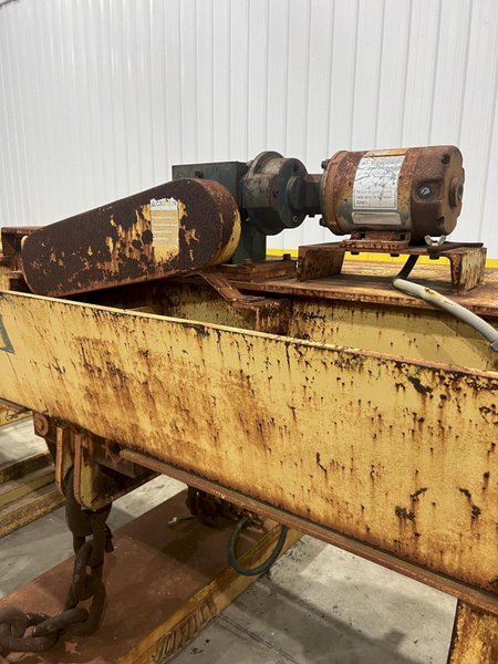 53 TON (107,500 LBS) BUSHMAN MODEL #MT420 TELESCOPING MAGNETIC LIFTING SPREADER BEAM  W/ OHIO MAGNETICS DIESEL GENERATOR: STOCK #20419