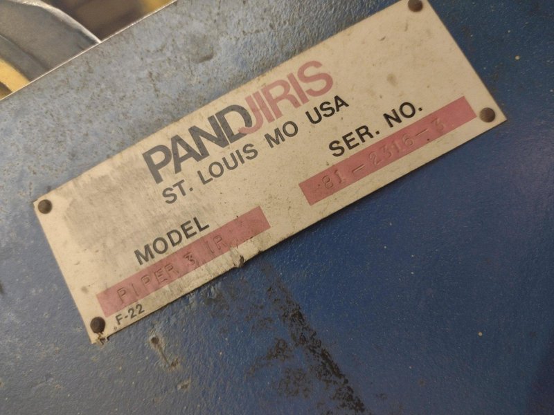 6,000 LB PANDJIRIS MODEL PIPER 3 TANK TURNING ROLLS, DRIVE &amp; IDLERS, 110V : YOBRO 24750