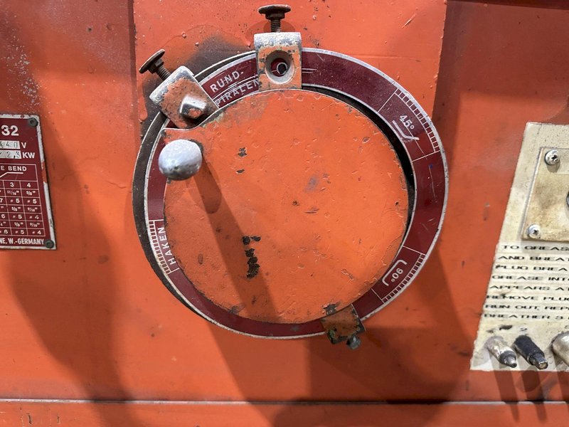 1-1/4&quot; STEINWEG MODEL #B32 REBAR, ROD &amp; BAR ROTARY BENDER: STOCK #18763