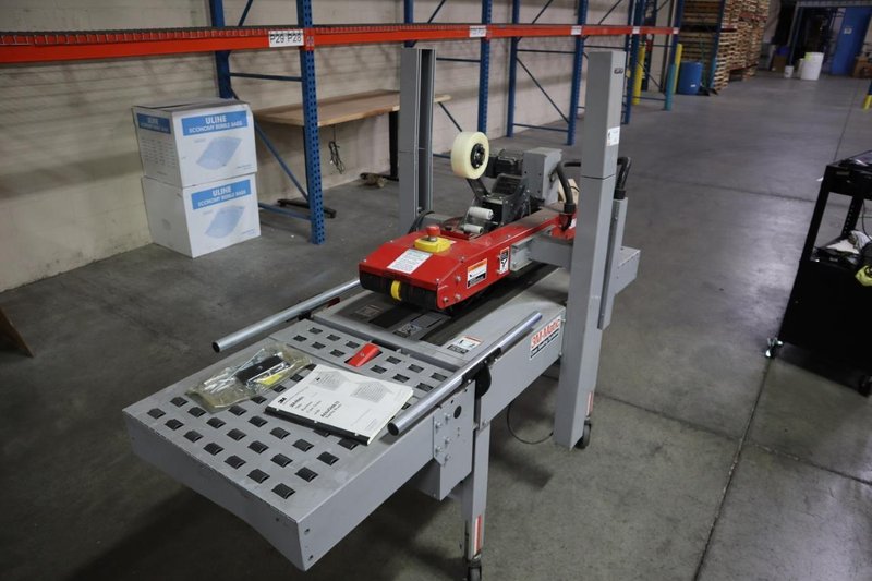 3M-Matic 700r Random Case Sealer with AccuGlide II Taping Heads- Auction Item