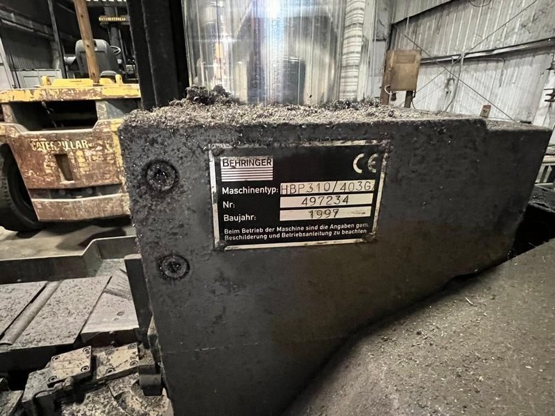 BERHRINGER HBP 310  HORIZANTAL BANDSAW STOCK #3407