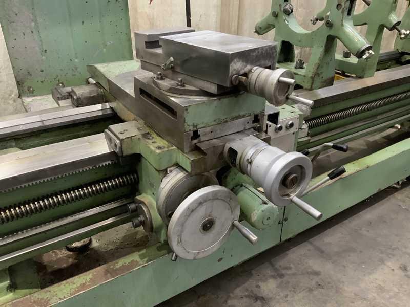 32/36" x 120" TIMEMASTER GAP BED ENGINE LATHE, 4" SPINDLE HOLE: STOCK #23757
