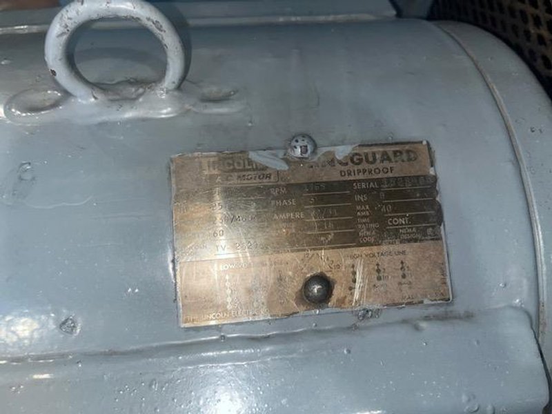 25HP X 120GAL WORTHINGTON ROTARY SCREW AIR COMPRESSOR STCOK# 3846