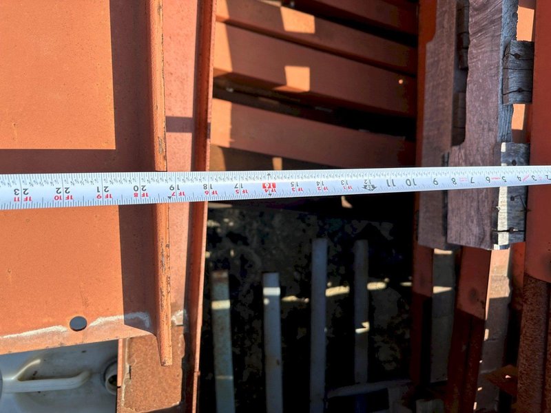 8' T X 44" D X 12' LONG CANTILEVER MATERIAL STORAGE RACK. STOCK # 0626323