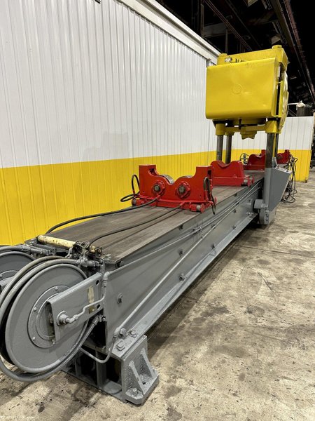 400 TON X 30' DRILCO TRAVELING HEAD HYDRAULIC STRAIGHTENING PRESS: STOCK #24953