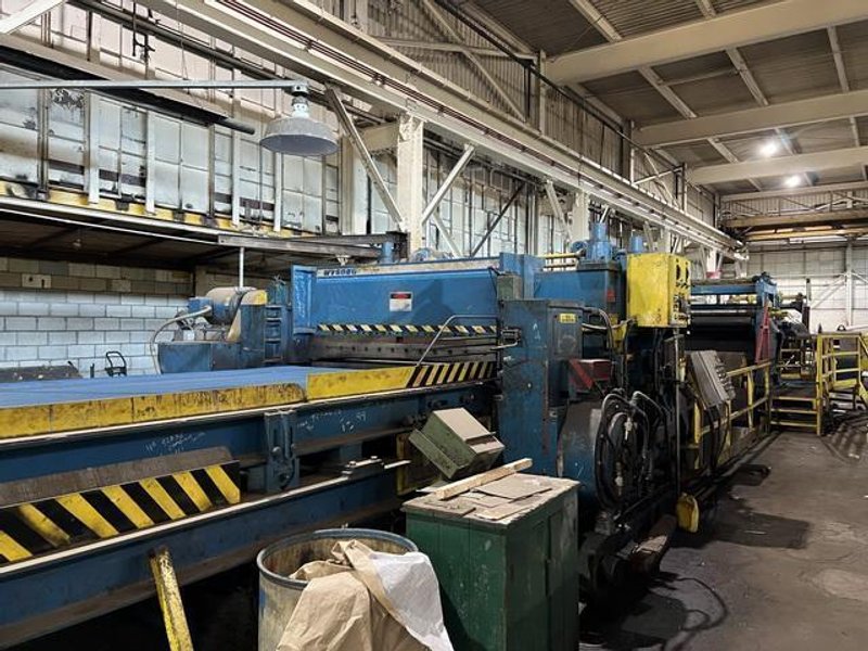 72" X .200" X 50,000 LBS VOSS CUT TO LENGTH LINE: STOCK #22300