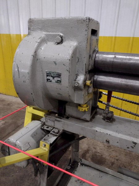 37" PECK, STOW &amp; WILCOX MODEL #416E MOTORIZED PLATE BENDING ROLL: YOBRO #25702