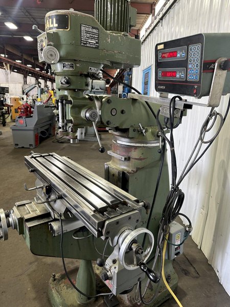 2 HP DOALL RAM TYPE VERTICAL RAM TYPE MILL: STOCK #78014