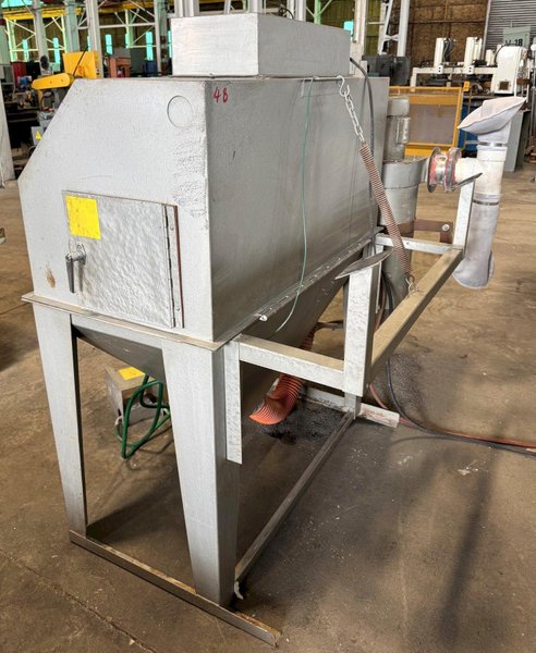 Kramer Blast Cabinet TDB-48x24, Two Glove, Dust Collector/Reclaimer