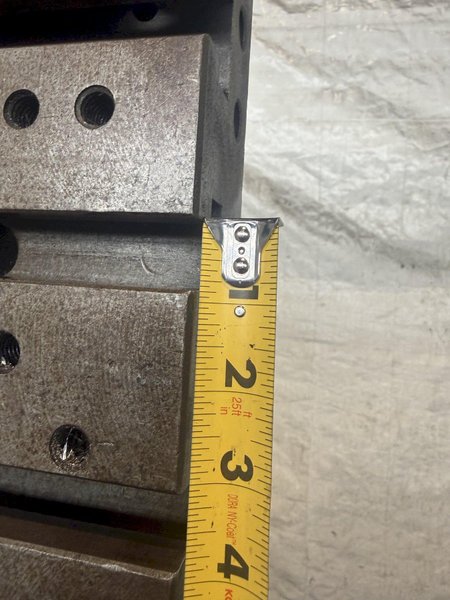 20" WIDE X 80" TALL X 24" DEEP T-SLOTTED ANGLE PLATE SET. STOCK # 0223026